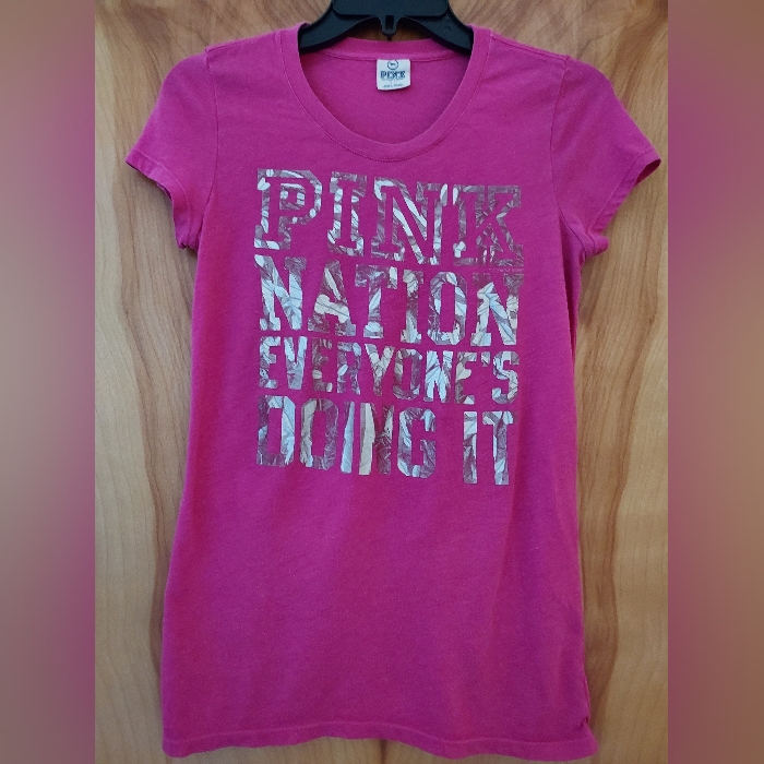 Pink Brand Top